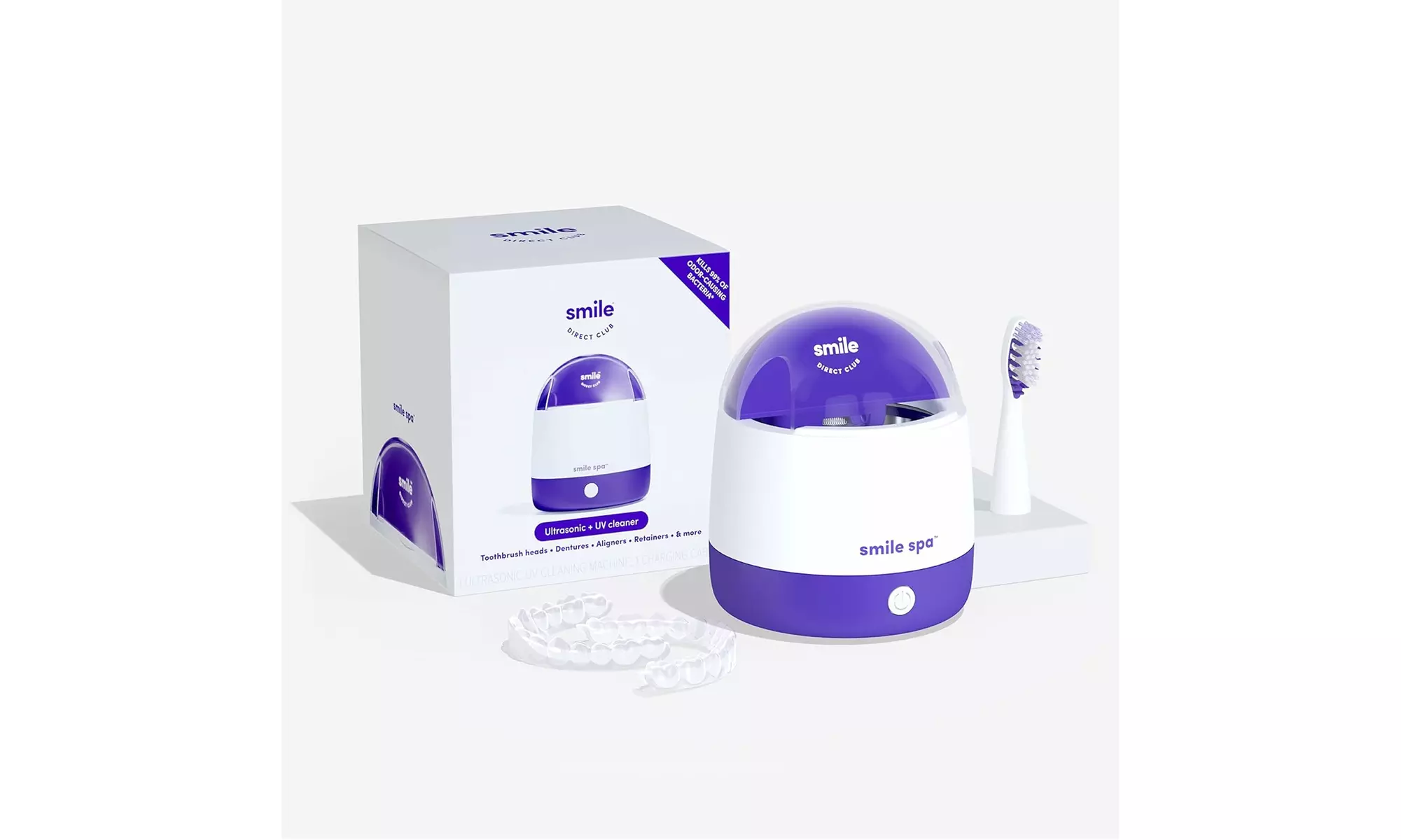 SmileDirectClub Smile Spa Ultrasonic and UV Cleaning Machine Toothbrush Heads