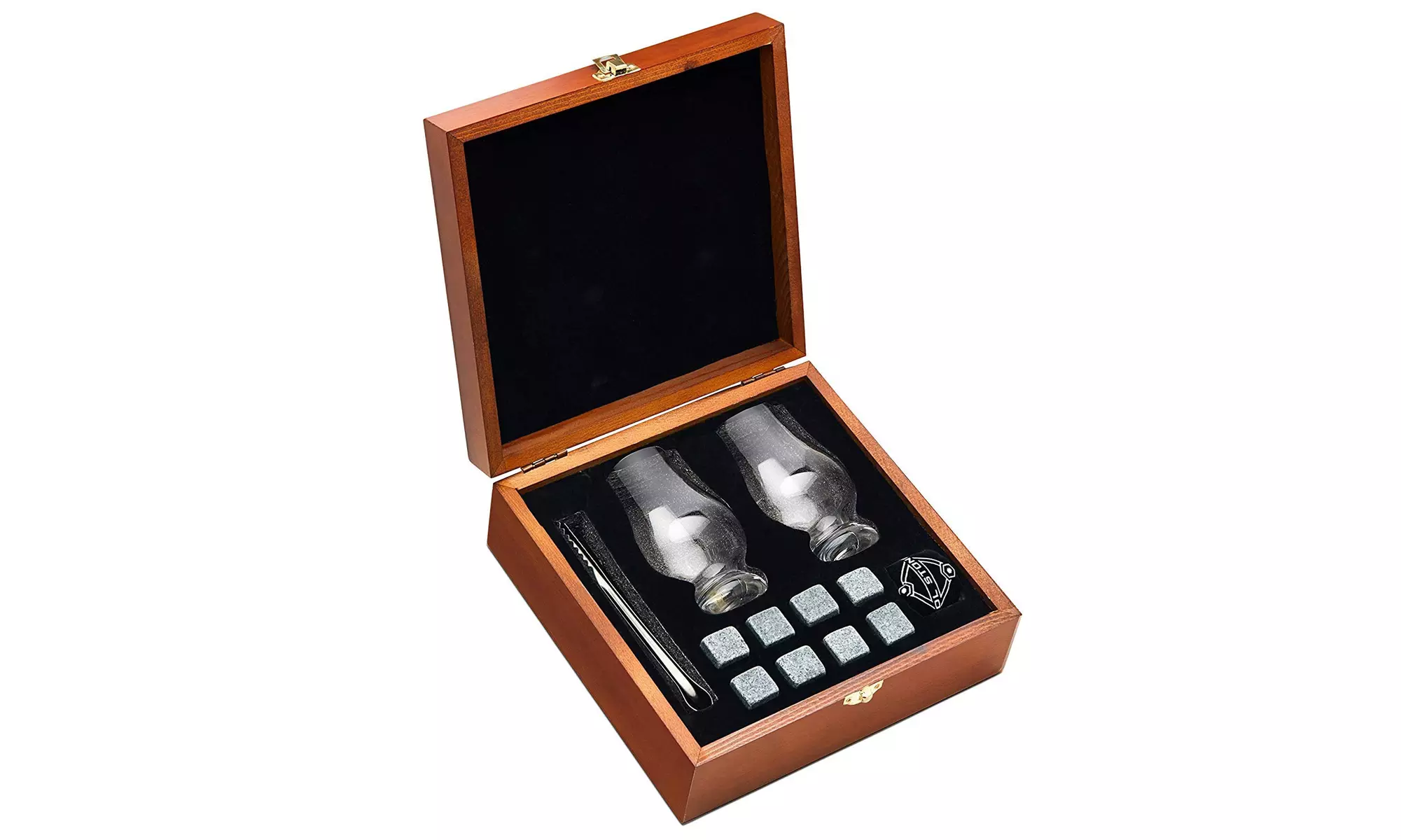 Cool Stones, Whiskey Stones and Whiskey Glass Gift Boxed Set - Primary Image