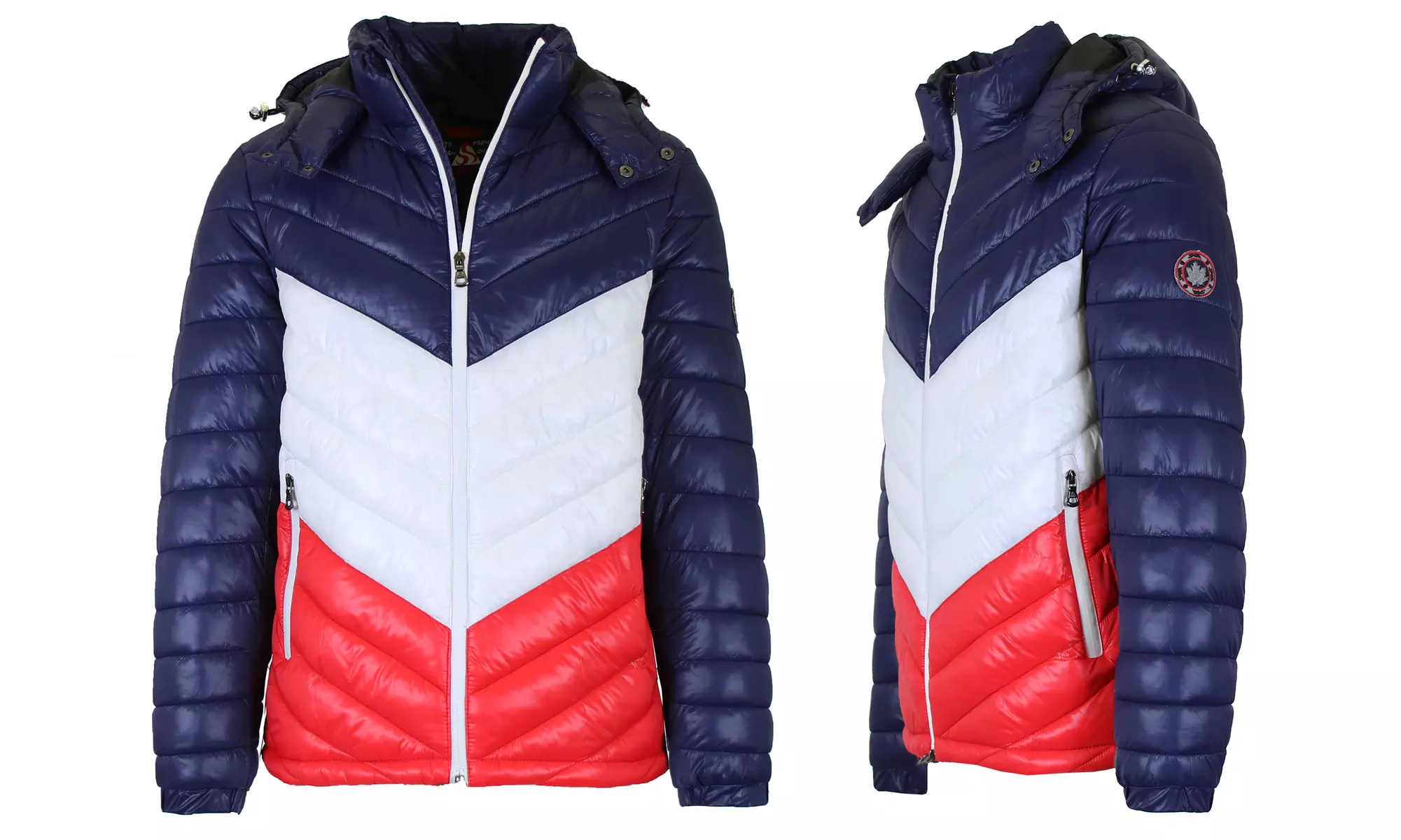 Men's Heavyweight Quilted Hooded Puffer Bubble Jacket (Sizes, S to 2XL)