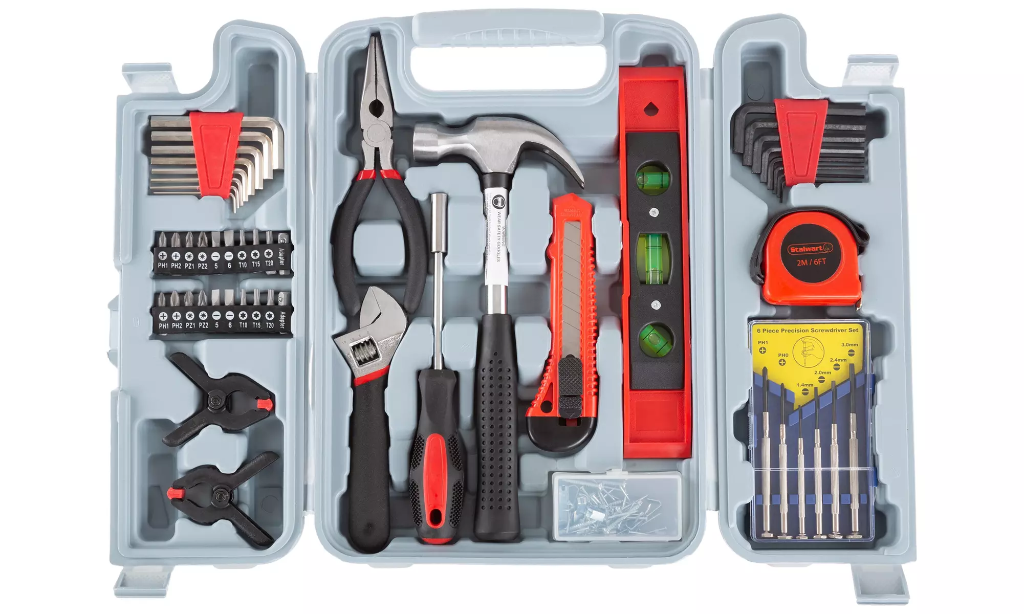 Stalwart Hand Tool Sets with Case (Various piece count) - Primary Image