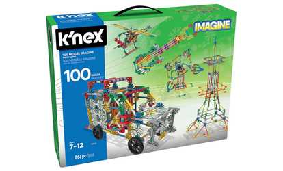K’NEX 100 Model Building Set – 863 Pieces 