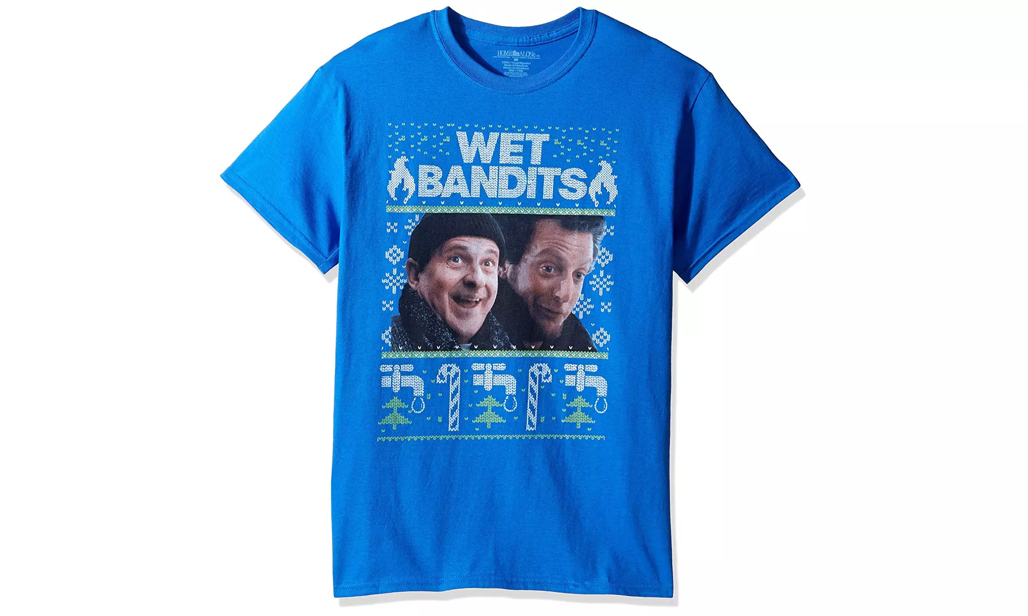 Home Alone Men's Wet Bandits Ugly Christmas T-Shirt - Primary Image