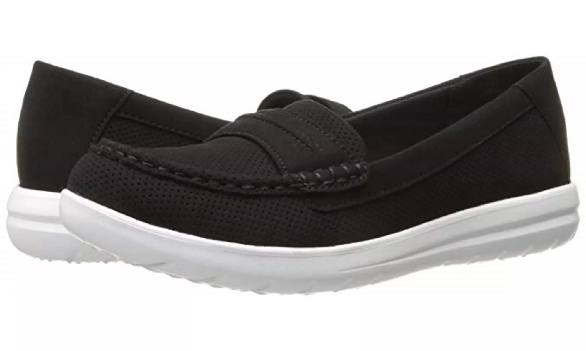 Clarks Women's Jocolin Maye Flat/Loafer, Black  - Primary Image