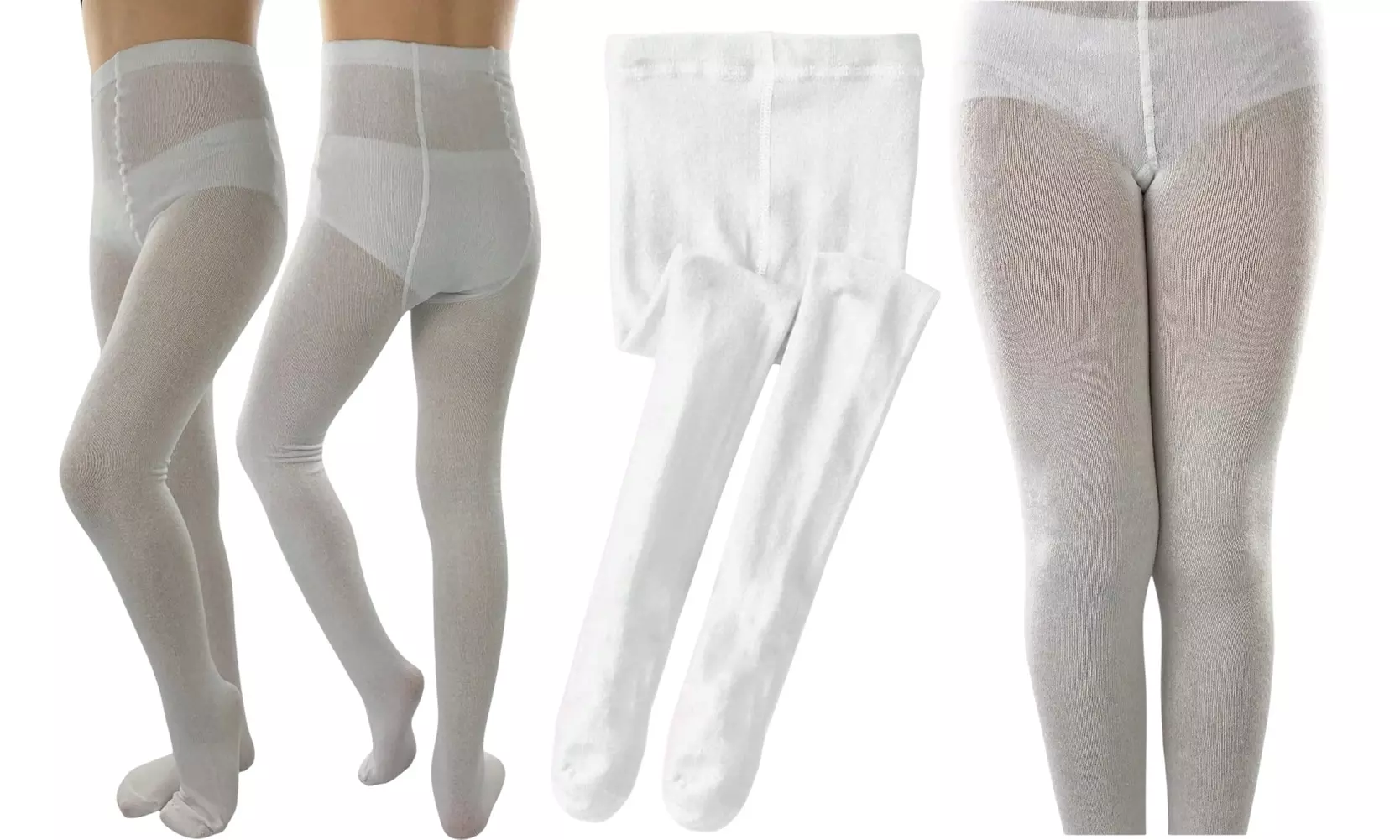 ToBeInStyle Pack of Six Kids' Classic Pull-On Assorted Warm Winter Tights