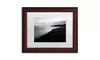 Philippe Sainte-Laudy 'On the Black Beach' Matted Wood Framed Art
