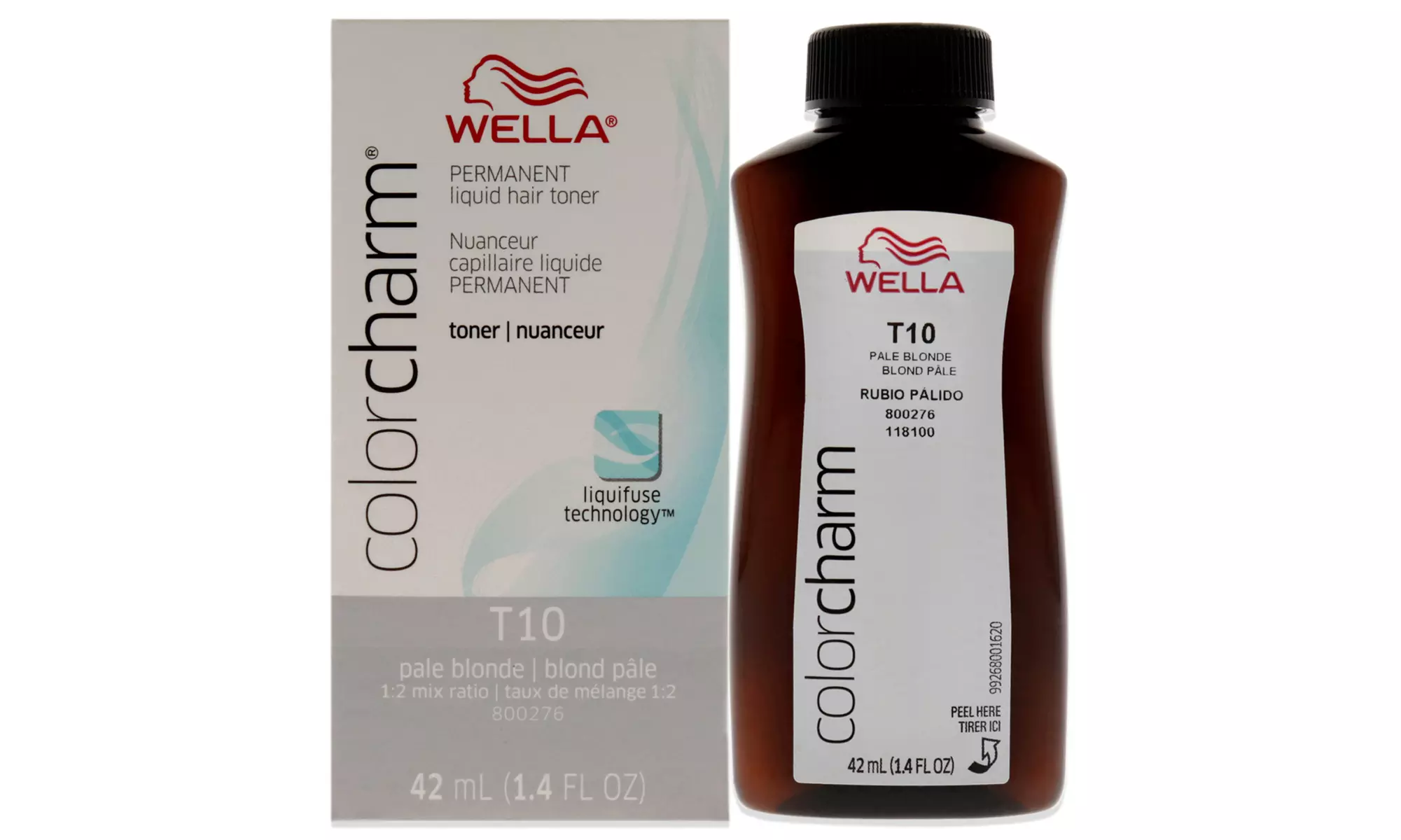 Wella Color Charm Permanent Toner - T10 Pale Blonde for Unisex 1.4 Oz Toner - Primary Image