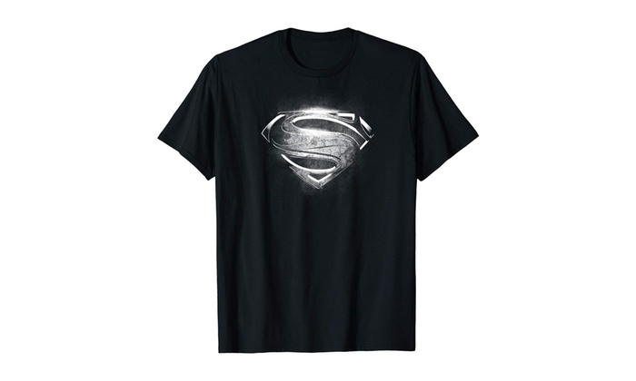 black and white superman t shirt