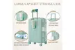 Cosytown Three-Piece Vertical Stripe-Design Luggage Set - Second Medium