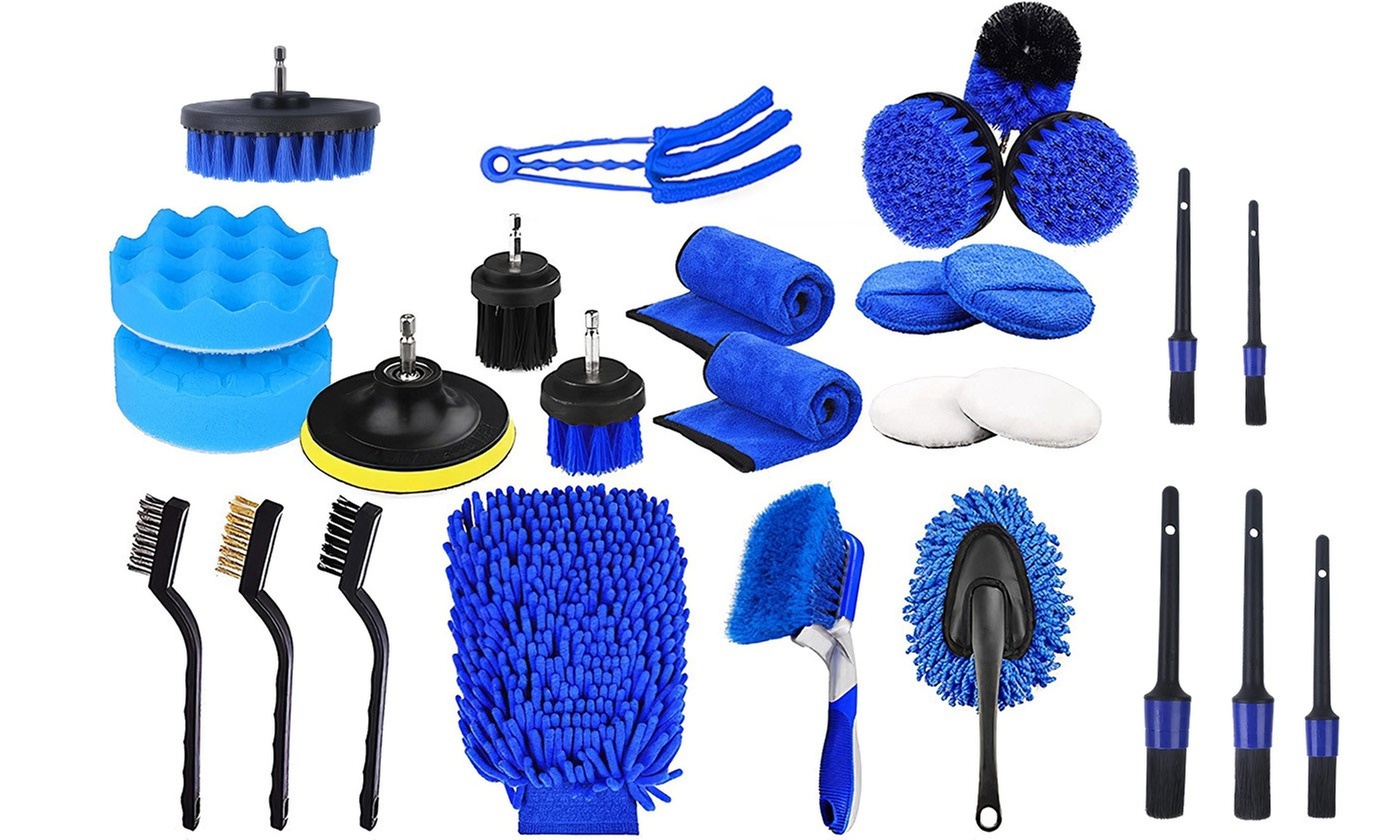 iMounTEK Car Detailing Kit Complete Exterior & Interior Cleaning Set (26-Piece) 