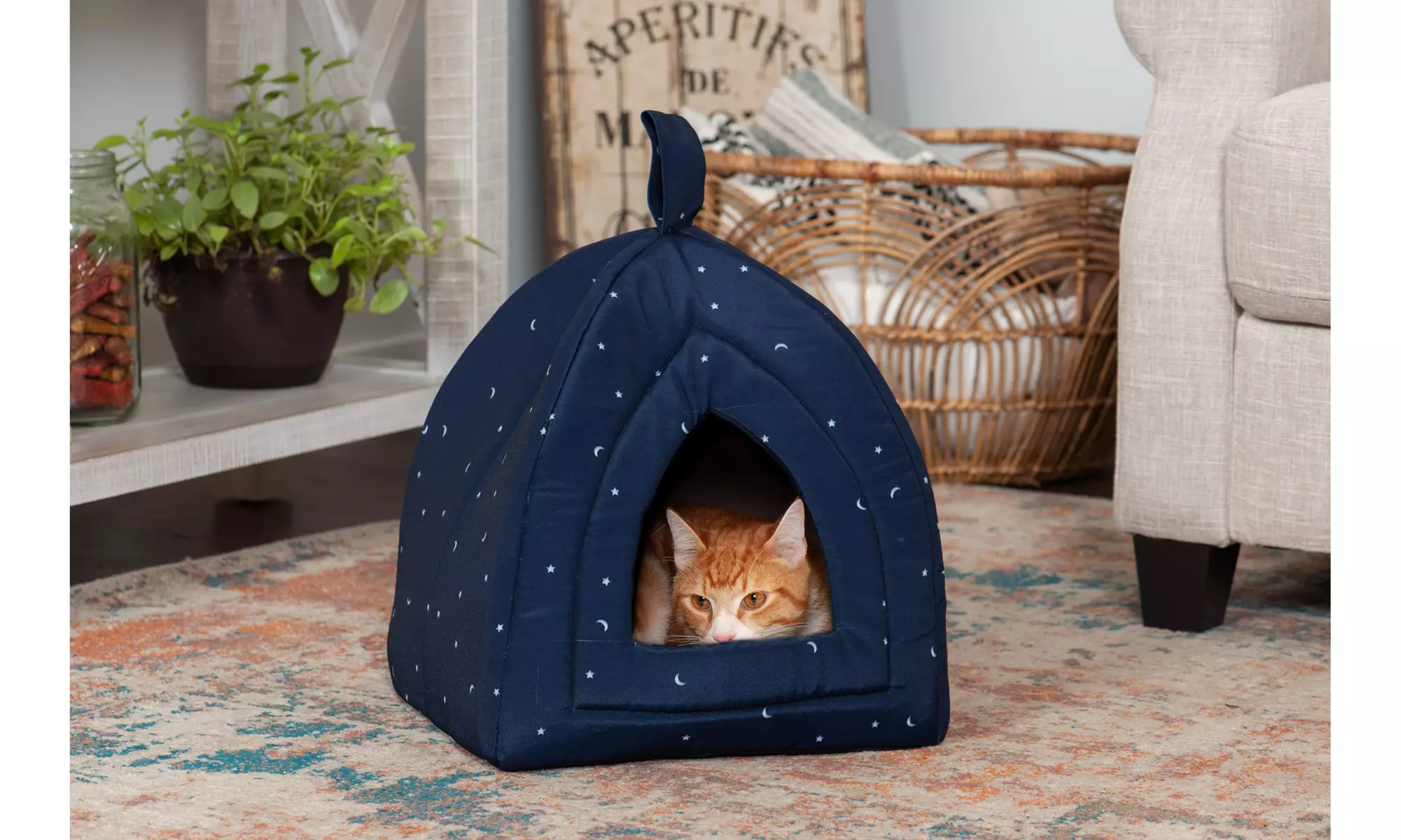 FurHaven Pet Tent Cat and Small Dog Bed - Primary Image