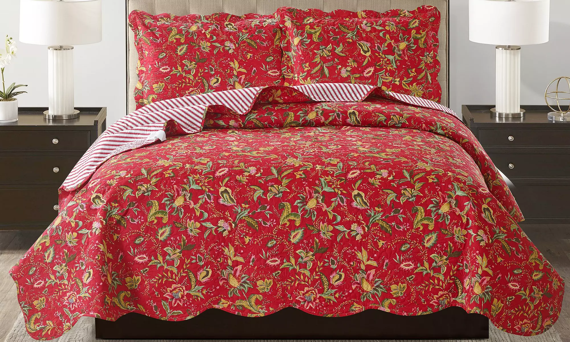 Glory Home Design - Sensational Floral Quilt Set Collection - Assorted Patterns - Primary Image