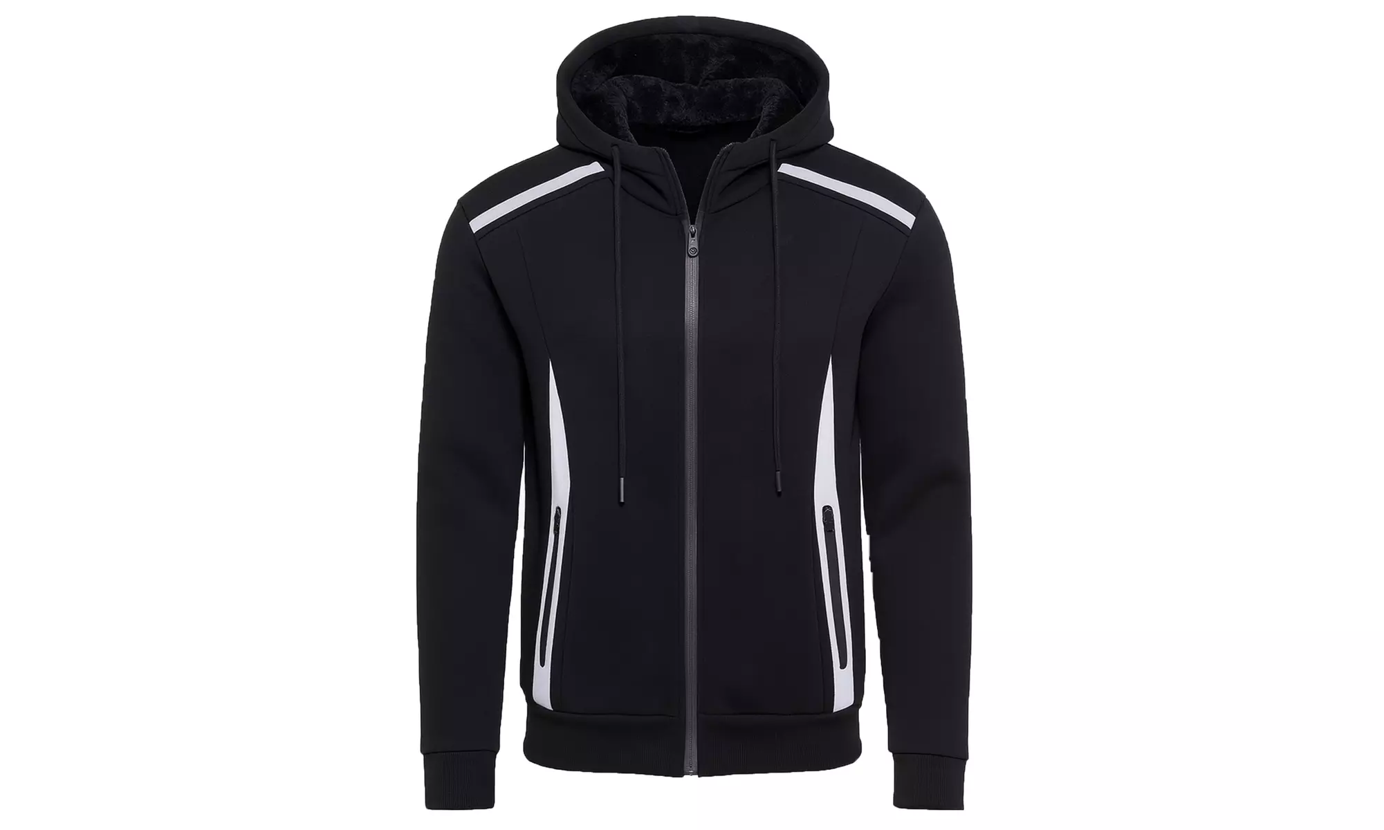 Men's Heavyweight Sherpa Fleece-Lined Full Zip Hoodie (Sizes, S to 3XL)