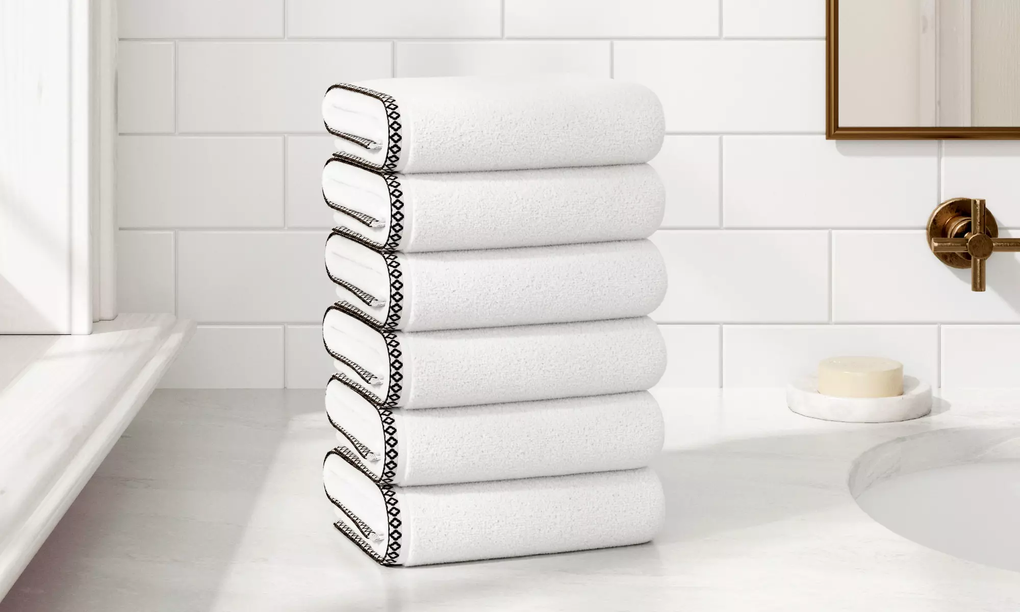 Boho-Inspired Quick-Dry Cotton Towels