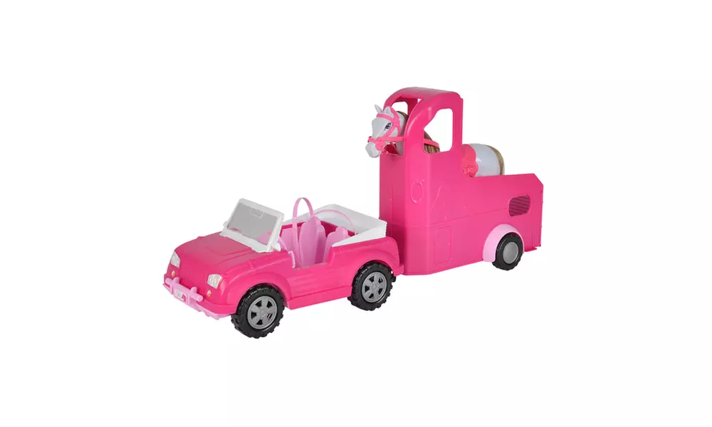 Simba Toys - Steffi Love Jeep and Horse Trailer - Primary Image