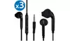 3x OEM Original Samsung Galaxy S7 S6 Edge Note 5 Headset Earphone Earbud EG920BW
