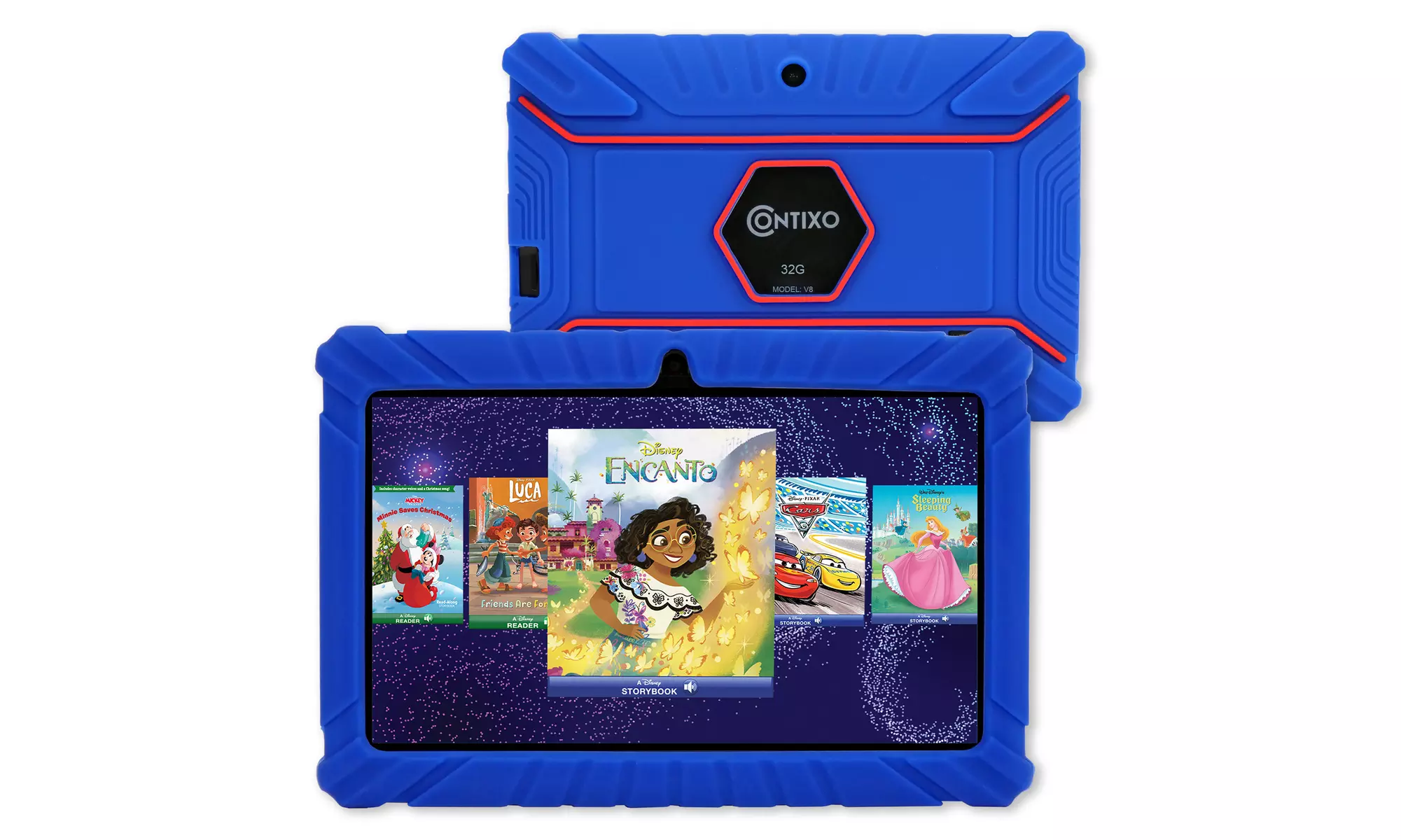 Contixo V8 7" Inch Kids 32GB Android Tablet w/ 50 Disney eBooks Ages 3-10