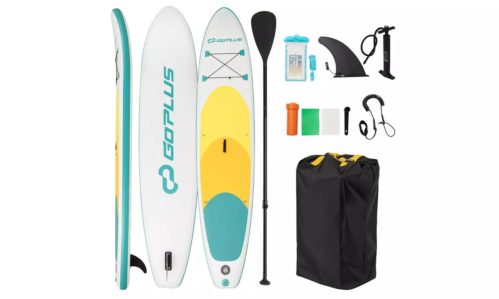Goplus 11' Inflatable Stand Up Paddle Board whth Accessories Paddle Hand Pump