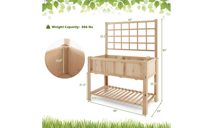 Up To 58% Off on Costway Raised Garden Bed Ele... | Groupon Goods