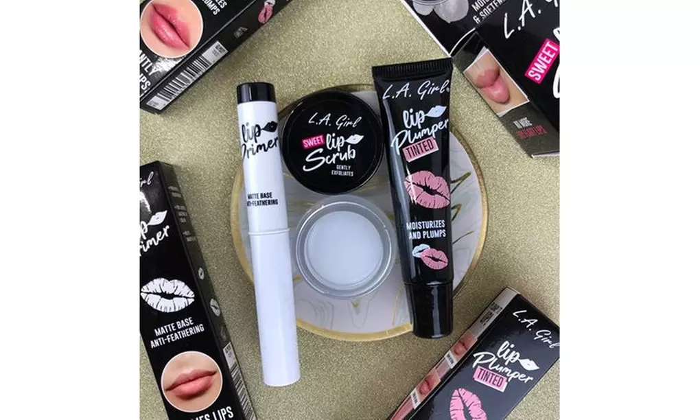 L.A. Girl Lip Care Set (Lip Primer, Lip Plumper and Lip Scrub)  - Primary Image
