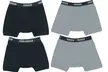 Men's Soft Cotton Boxer Briefs - Multi-Pack Assorted Colors | Breathable & Comfortable Underwear: 2, 3, 4-Pack - Second Medium