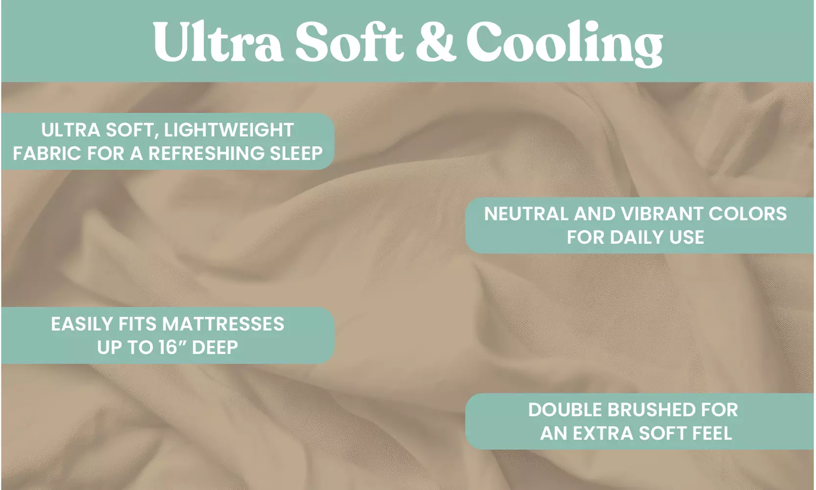 Luxury Home 6-Piece Microfiber Bed Sheet Set