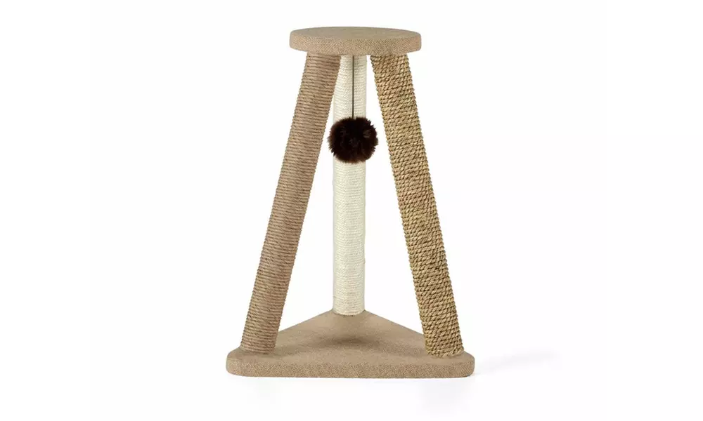 Animal Planet Cat Scratcher with Fur Toy - Second Medium