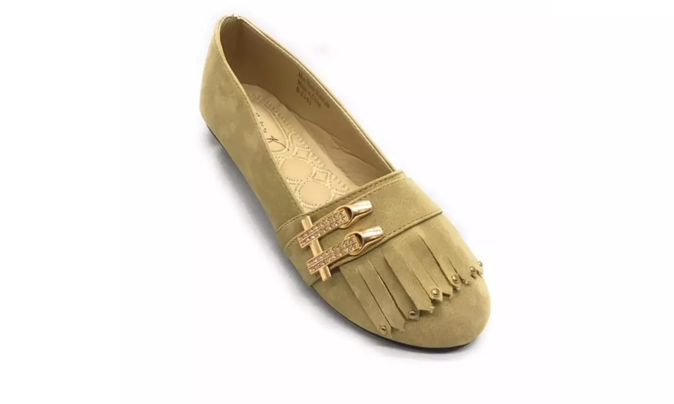 VICTORIA K  FRINGED Fashion   Flats - Primary Image