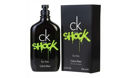 CK One Shock By Calvin Klien Men 3.4 Oz EDT Spray Men 3.4 Spray Spicy Eau De Toilette