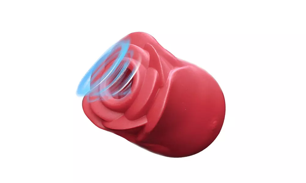 Amazing Rose Shape Clitoris Sucking Vibrator Nipple G-spot Stimulation Vibrator - Second Medium