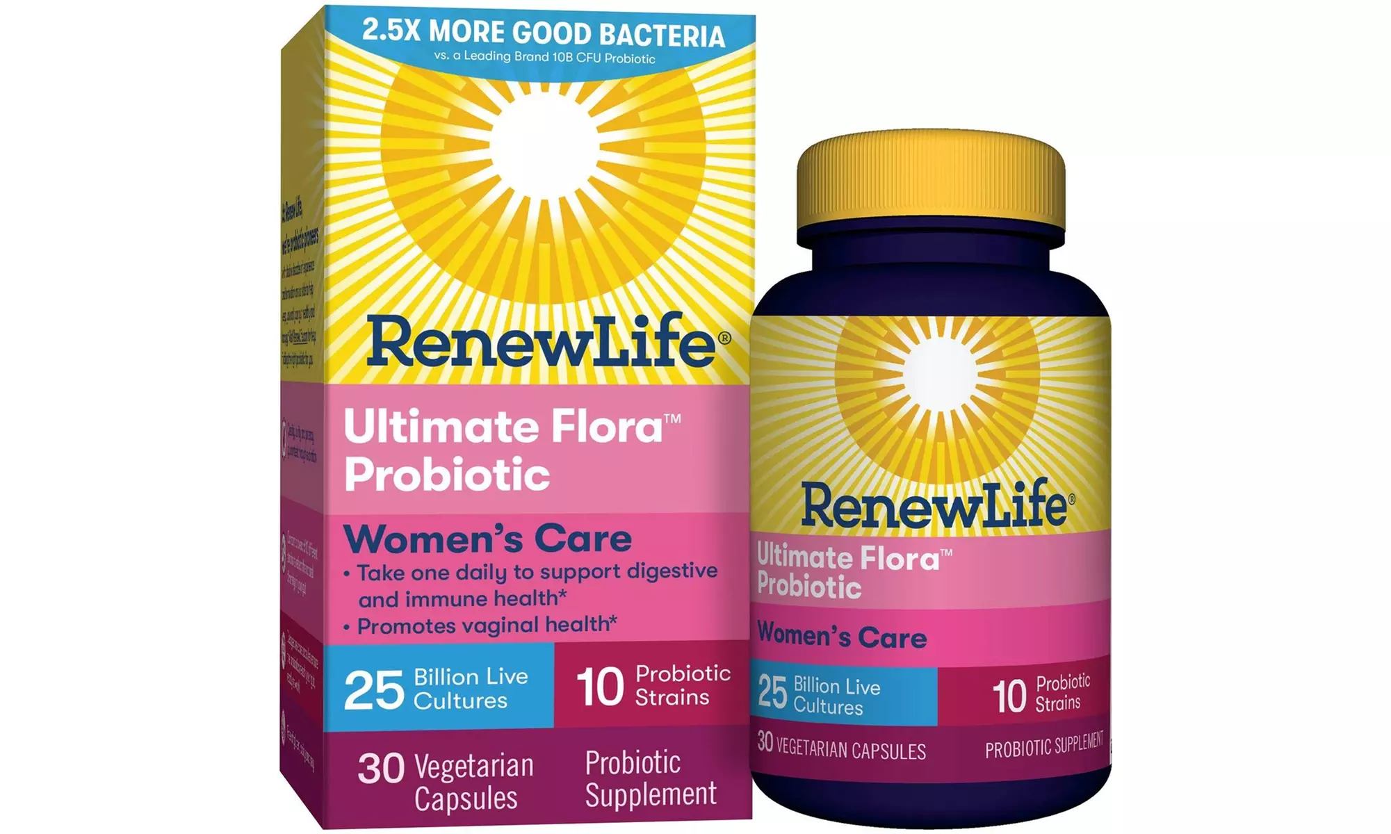 Renew Life Ultimate Flora Probiotic Women's Care, 30 Vegetable Capsules - Primary Image