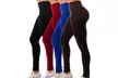 Four-Pack JVINI Women's High Waisted Soft Leggings Size S-3XL - Second Medium