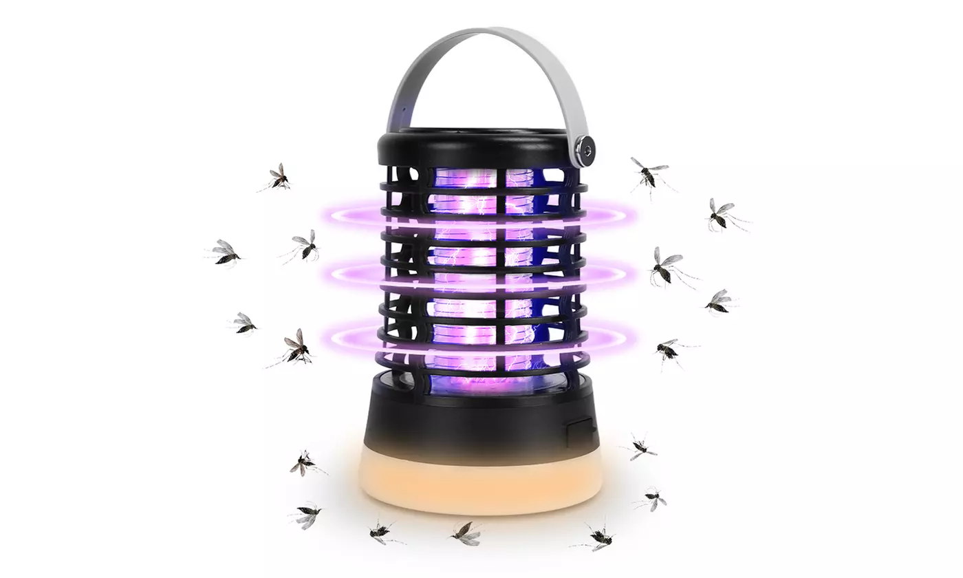 LakeForest 4-In-1 Electric Bug Zapper Light Mosquito Killer UV Light Insect Trap - Primary Image
