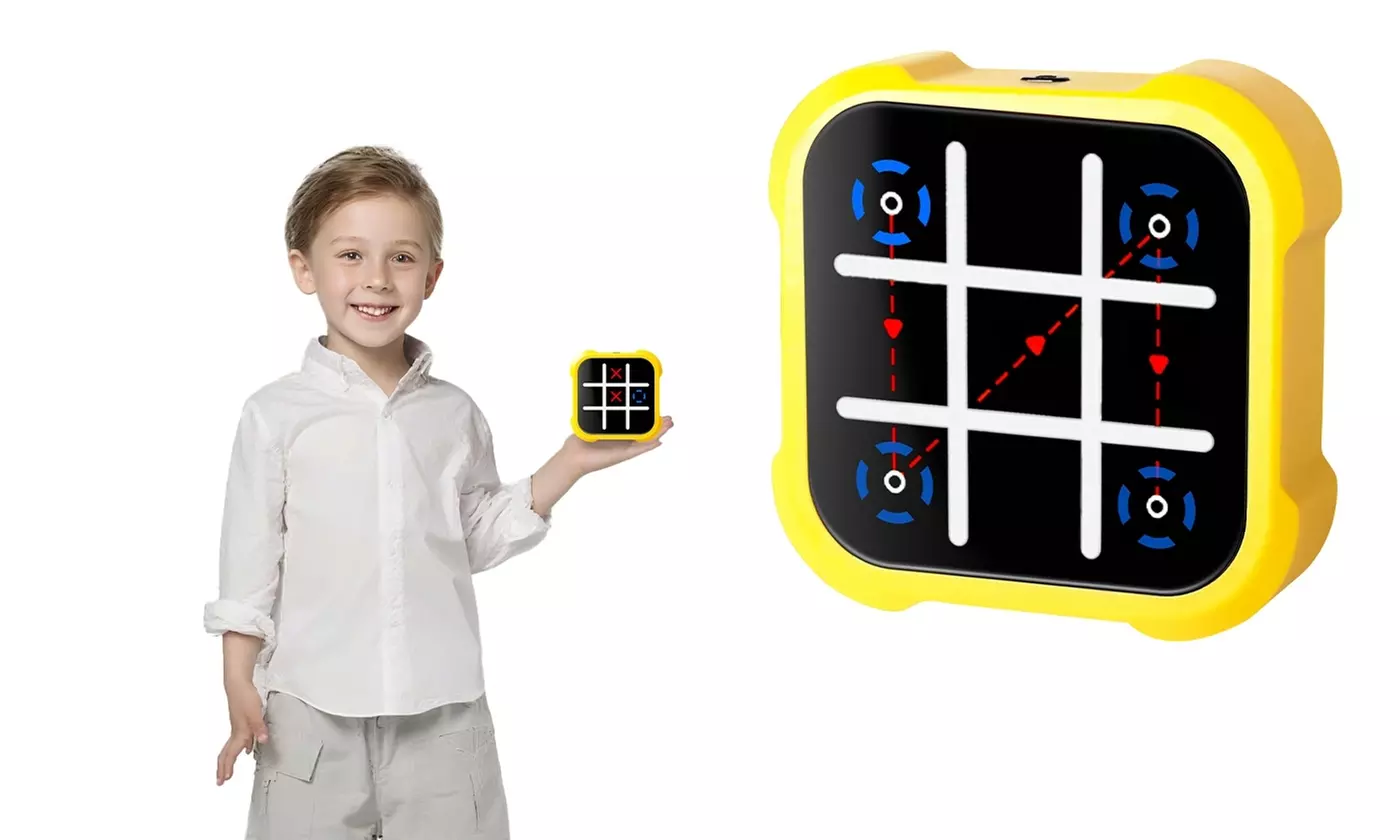 iMounTEK 3-in-1 Electronic Tic Tac Toe Memory Flash Whack-A-Mole Travel Game
