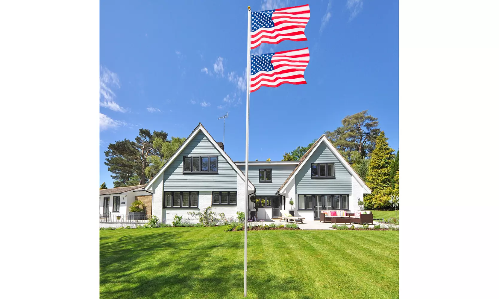 20FT Sectional Flag Pole Kit - Primary Image