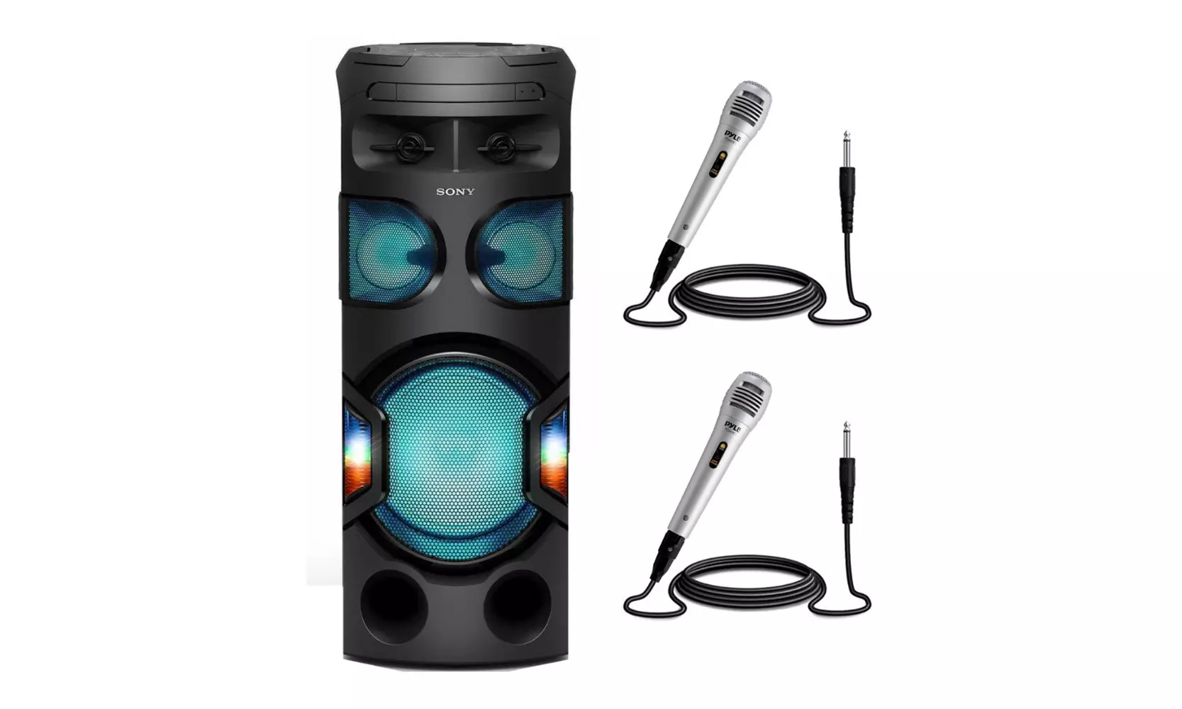 Sony MHC-V71 High Power Home Audio System with Bluetooth Karaoke Bundle - Second Medium