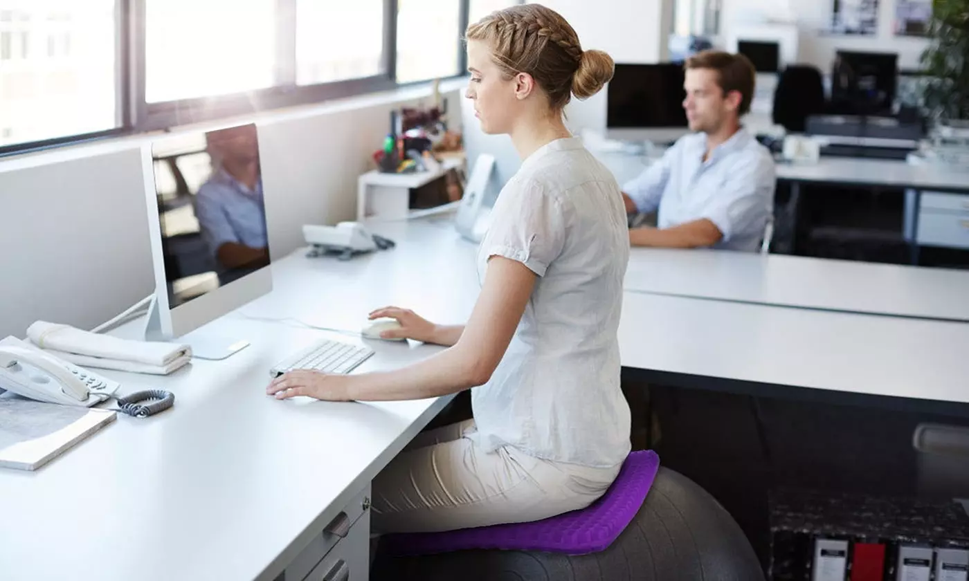 iMounTEK Honeycomb Gel Support Seat Cushion Breathable Egg Seat Pad w/ Cover