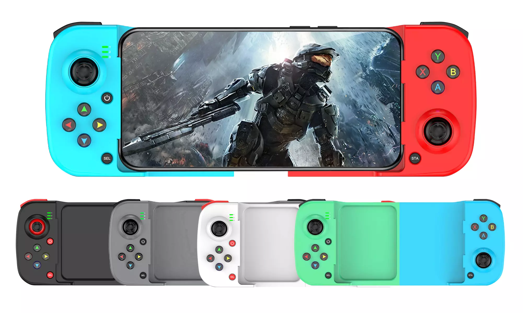 Wireless Mobile Game Controller Grip - Primary Image