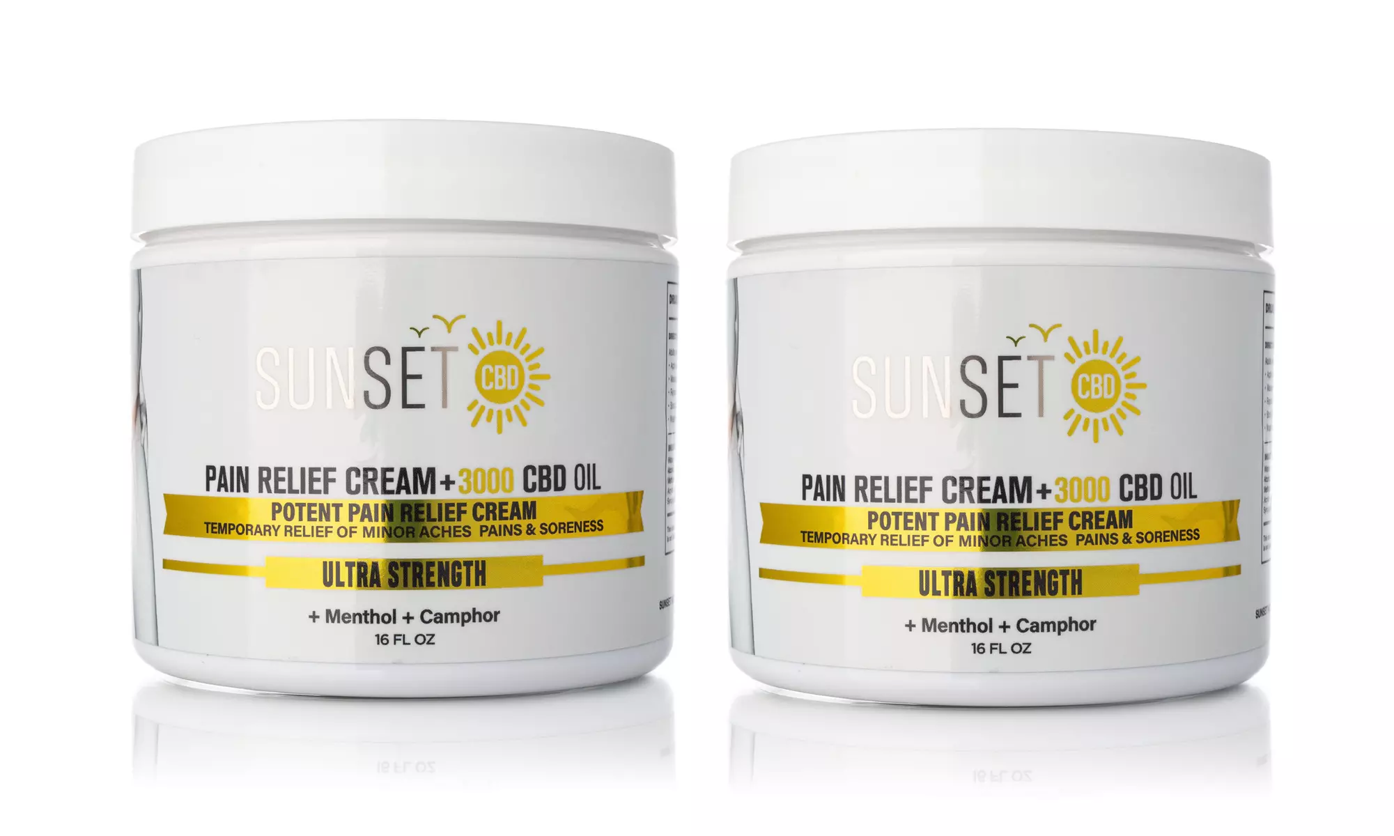 BUNDLE Pain Relief from Sunset CBD 1 pack / 2 pack  Options