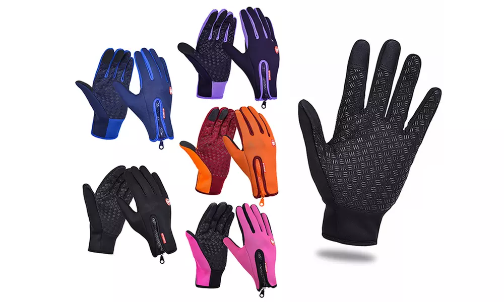 Cold Winter Waterproof Ski Camping Gloves Touchscreen Thermal Sensor Gloves - Primary Image