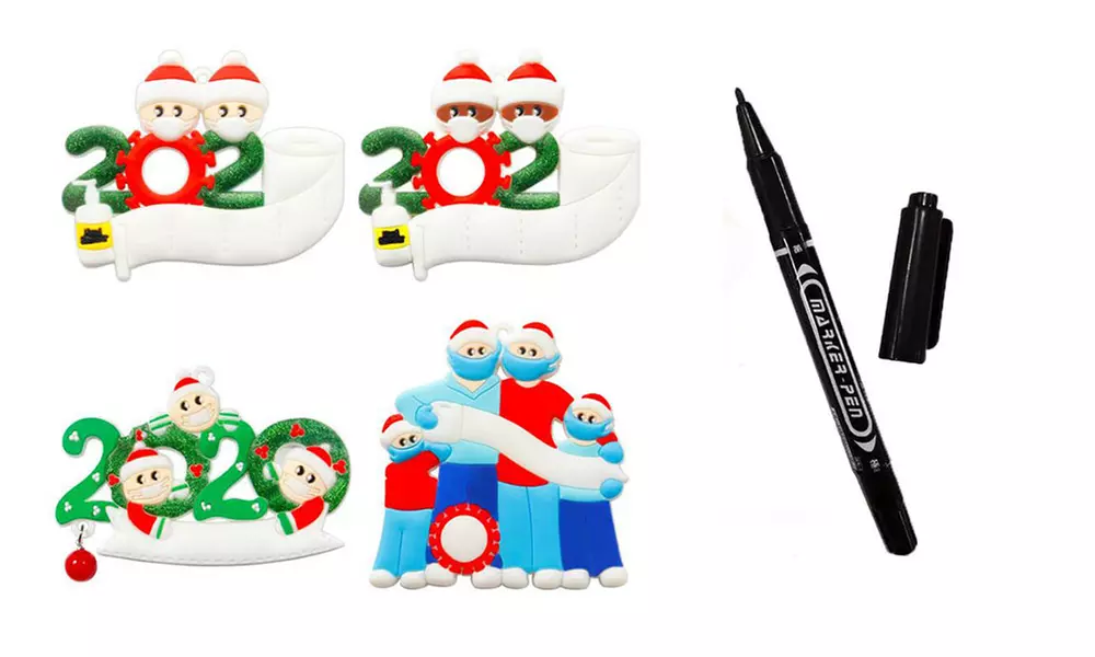 Iron Art Personalized Survived Family Of Ornament 2020 Christmas Holiday Decor - Primary Image