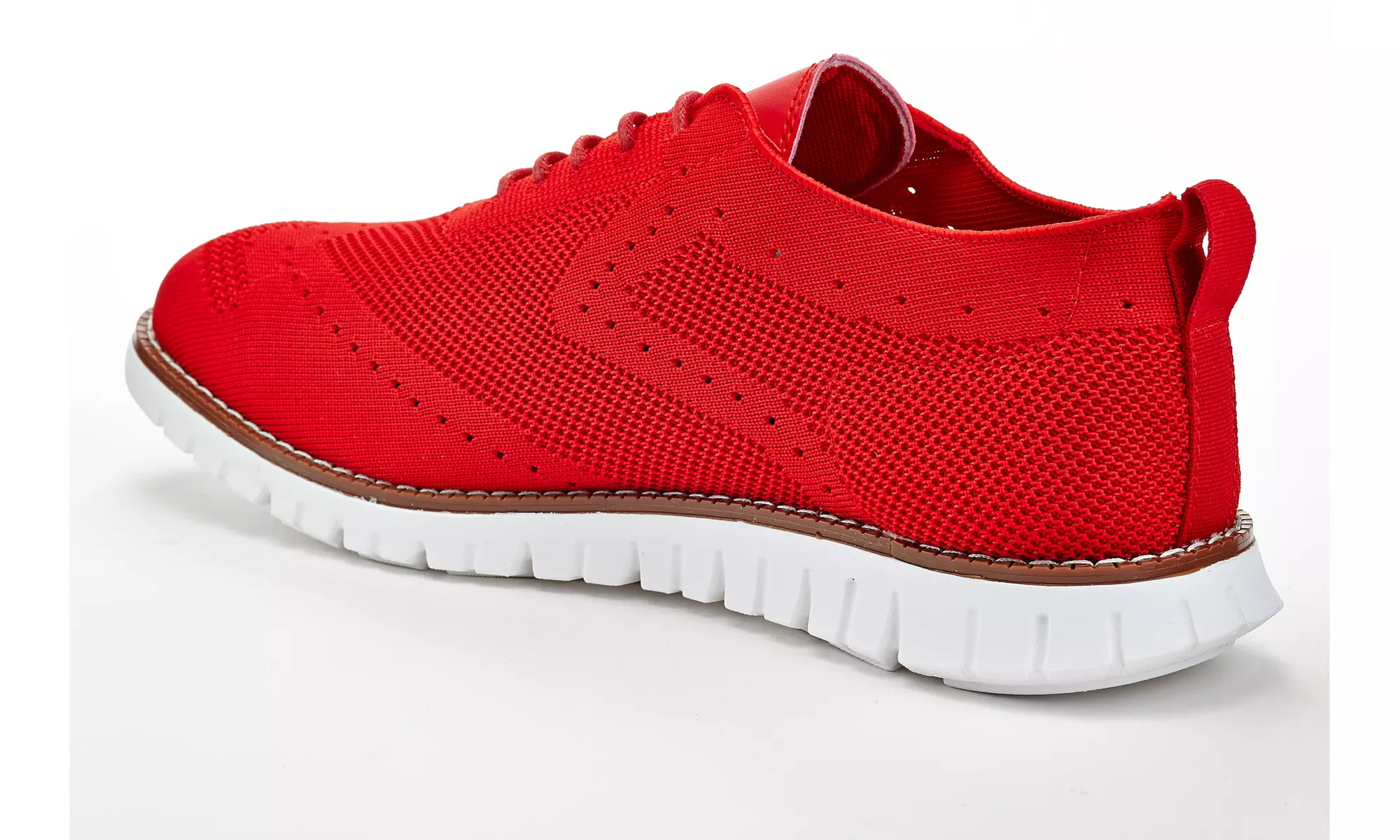 Franco Vanucci Men's Lace-up Knit Oxford Shoes