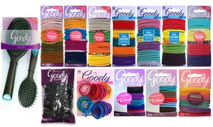 Goody Oval Hair Brush 2 Pack or Ouchless Hair Ties Elastics (14 - 400 Count)