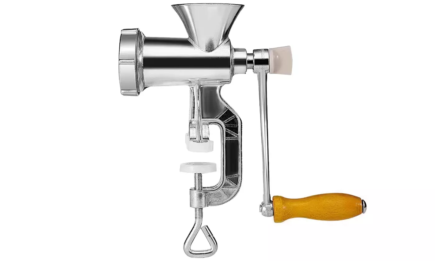 iMounTEK Heavy-Duty Manual Meat Grinder Hand-Crank Mincer with Sausage Maker
