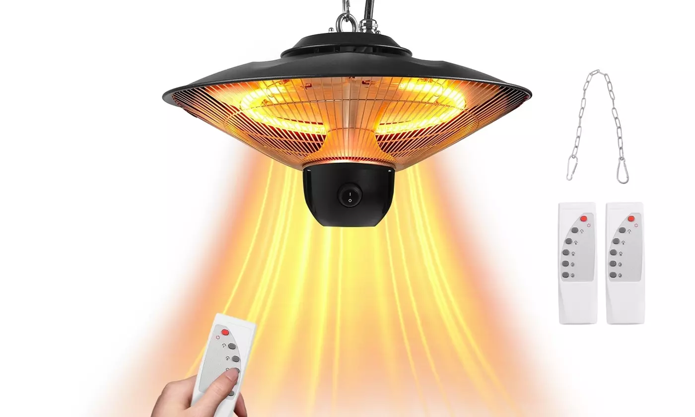 iMounTEK Infrared Hanging Electric Heat Lamp Outdoor Patio Heater