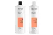 Nioxin System 1,2,3 or 4 Scalp Therapy Hair Shampoo and Conditioner Liter Duo  - Second Medium