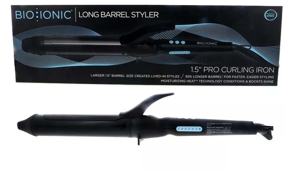 Bio Ionic Long Barrel Styler Pro Curling Iron