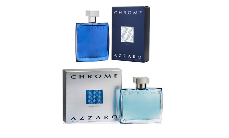 Image 1: Azzaro Chrome EDT Parfum for Men 3.4Fl Oz