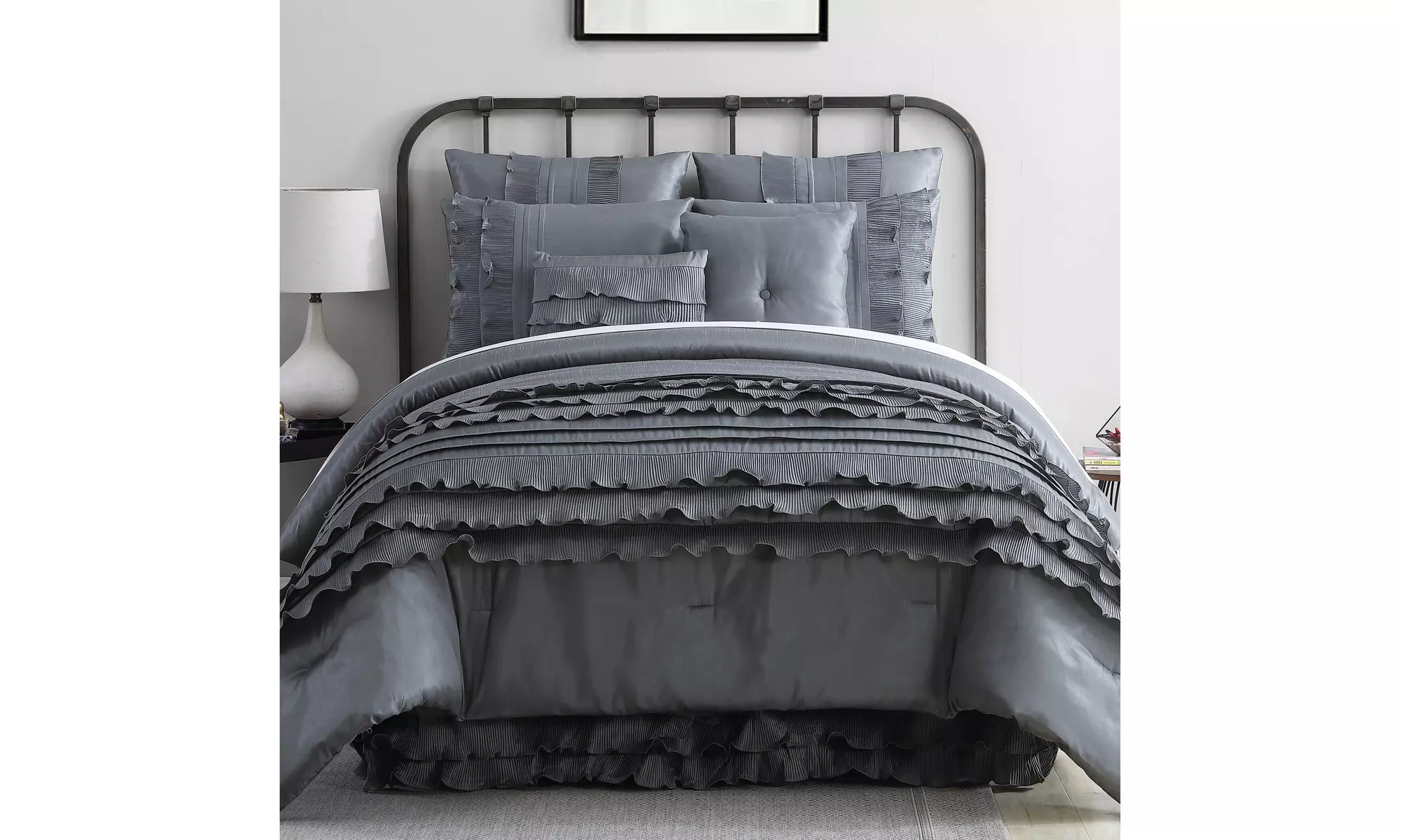 Anastacia Ruffled Comforter Sets (8-Piece) - Primary Image