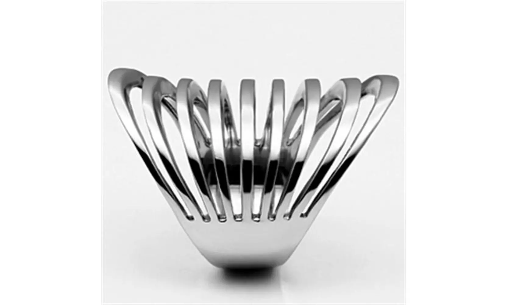 Women's Stainless Steel 316 High Polished 33mm Wide Fashion Ring