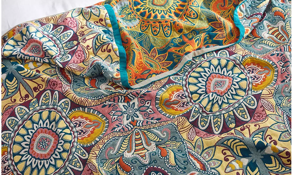 Peace Nest Peace Nest Boho Throw Blanket 